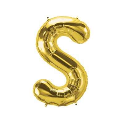 Realmax S Foil Balloon Gold (One Size) from B&Q