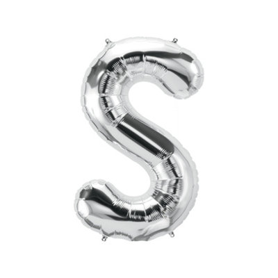 Realmax S Foil Balloon Silver (One Size) from B&Q