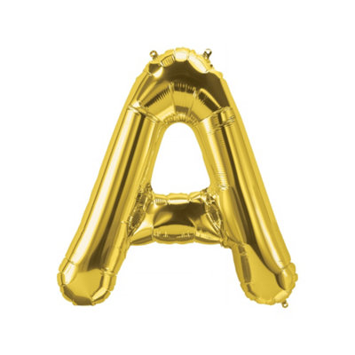 Realmax A Foil Balloon Gold (One Size) from B&Q
