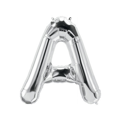 Realmax A Foil Balloon Silver (One Size) from B&Q