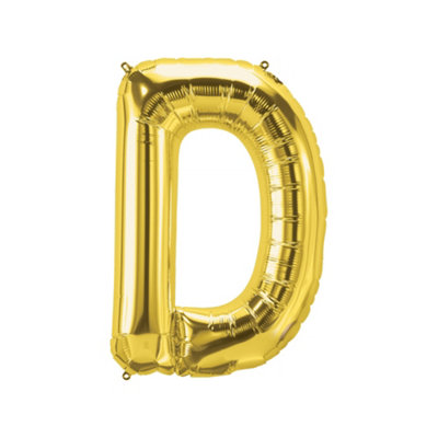 Realmax D Foil Balloon Gold (One Size) from B&Q