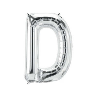 Realmax D Foil Balloon Silver (One Size) from B&Q