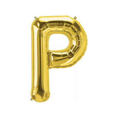 Realmax P Foil Balloon Gold (One Size) from B&Q