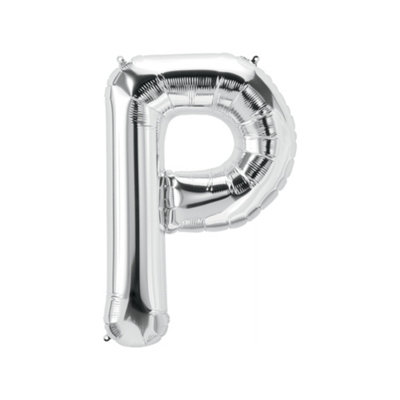Realmax P Foil Balloon Silver (One Size) from B&Q