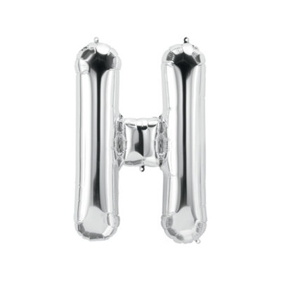 Realmax H Foil Balloon Silver (One Size) from B&Q