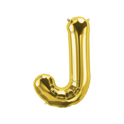 Realmax J Foil Balloon Gold (One Size) from B&Q