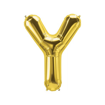 Realmax Y Foil Balloon Gold (One Size) from B&Q