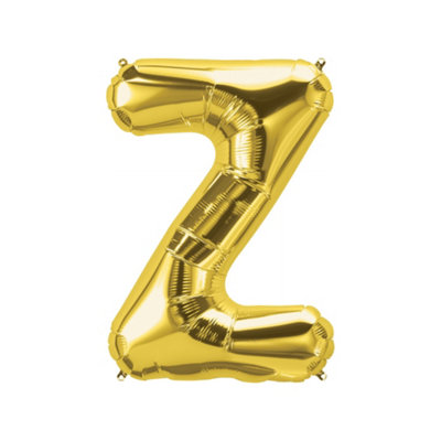 Realmax Z Foil Balloon Gold (One Size) from B&Q
