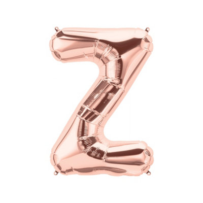 Realmax Z Foil Balloon Rose Gold (One Size) from B&Q