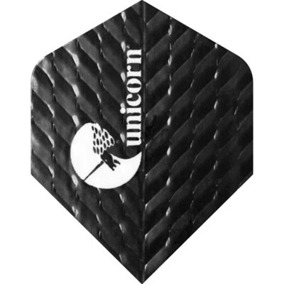Unicorn Q.100 Plus Dart Flights (Pack Of 3) Black (One Size) from B&Q