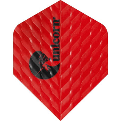 Unicorn Q.100 Plus Dart Flights (Pack Of 3) Red (One Size) from B&Q