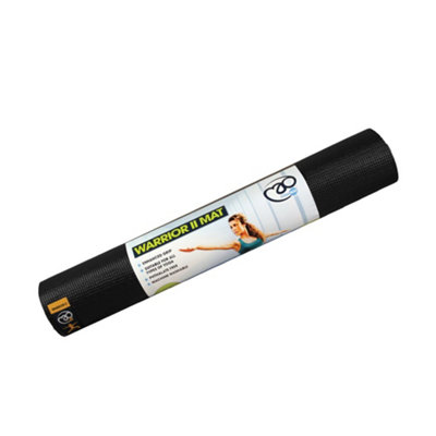  - Yoga Mad Warrior Ii Yoga Mat Black (One Size)