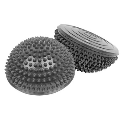  - Fitness Mad Balance Dome (Pack Of 2) Grey (One Size)