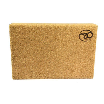 Yoga-Mad Cork Yoga Block Natural (One Size) from B&Q