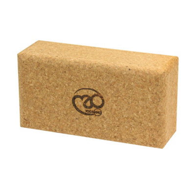 Yoga-Mad Cork Yoga Brick Natural (One Size) from B&Q