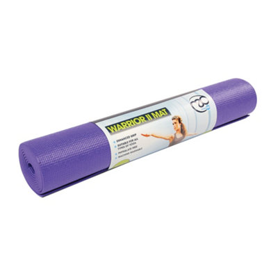 Yoga-Mad Warrior Ii Yoga Mat Purple (61Cm X 183Cm X 4mm) from B&Q