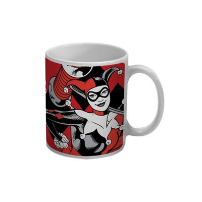 Dc Originals Harley Quinn Mug White/red/black (One Size) from B&Q