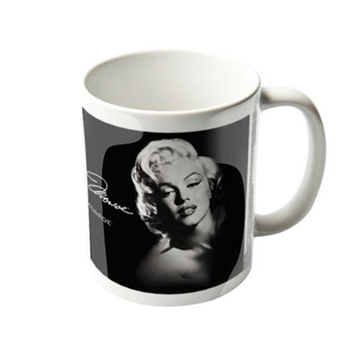 Marilyn Monroe Noir Mug White/black (One Size) from B&Q