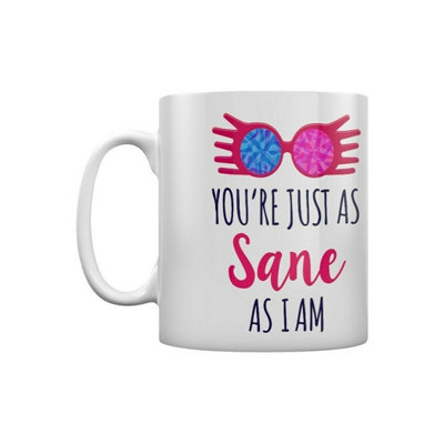 Harry Potter Unisex White Just As Sane Mug In - Image 5