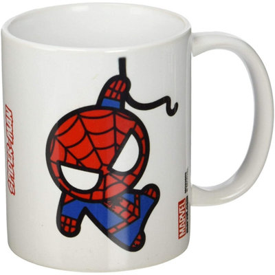 Marvel Unisex Off-White Kawaii Spider-Man Mug In - Image 3