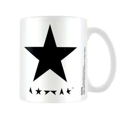 David Bowie Blackstar Mug White/black (One Size) from B&Q