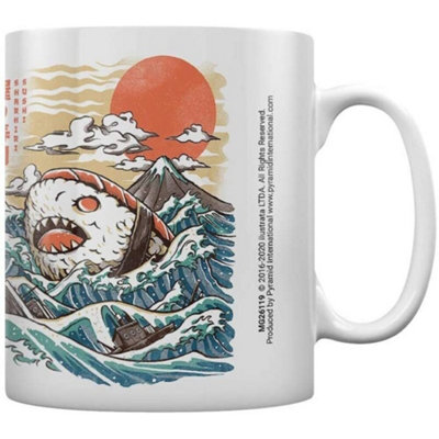  - Ilustrata Sharkiri Sushi Mug White/orange (One Size)