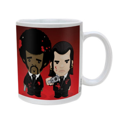 Pulp Fiction Vincent & Jules Mug White/red/black (One Size) from B&Q