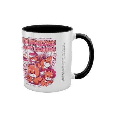  - Ilustrata Dungeons And Doggies Mug Black/white/brown (One Size)