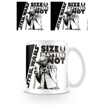 Star Wars Unisex White Size Matters Not Mug In - Image 4