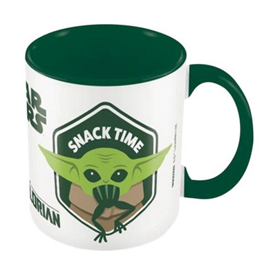  - Star Wars: The Mandalorian Snack Time Mug White/green (One Size)