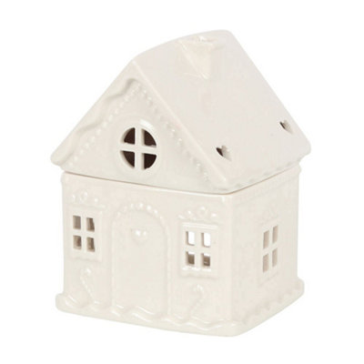 Something Different Gingerbread House Oil Burner White (One Size) from B&Q