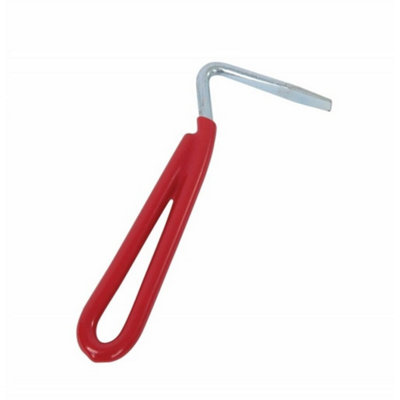  - Roma Vinyl Handle Hoof Pick Red (One Size)