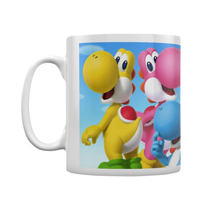 Super Mario Yoshi Mug Multicoloured (One Size) from B&Q