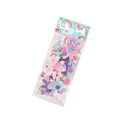 Amscan Magical Unicorn Plastic Party Bag (Pack Of 20) Multicoloured (One Size) from B&Q