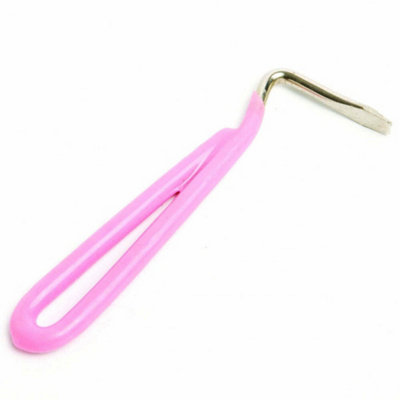 Roma (One Size, Pink) Vinyl Handle Hoof Pick - Image 3