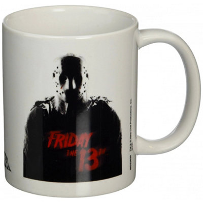Friday The 13Th Jason Voorhees Mug White/black/red (One Size) from B&Q