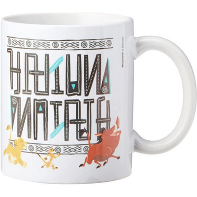  - The Lion King Hakuna Matata Mug White/yellow/orange (One Size)