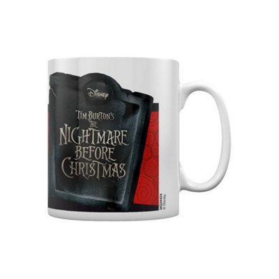  - Nightmare Before Christmas Banner Jack Skellington Mug White/black/red (One Size)