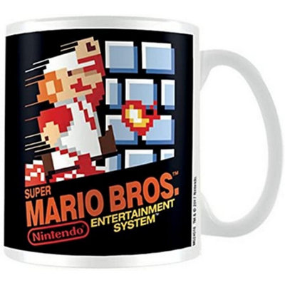 Super Mario Nes Cover Mug Multicoloured (One Size) from B&Q