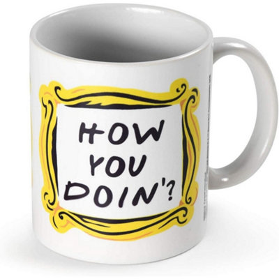 Friends How You Doin Mug White/black/yellow (One Size) from B&Q