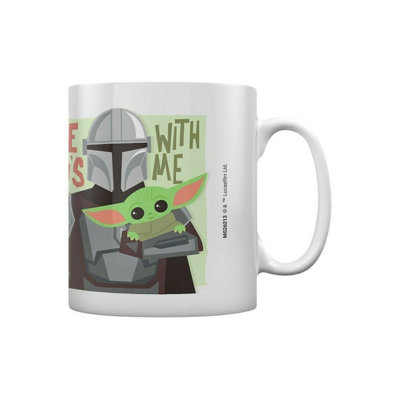 Star Wars: The Mandalorian The Kids With Me Mug Multicoloured (One Size) from B&Q