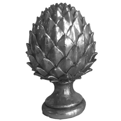 Hill Interiors Pinecone Ornament Dark Silver (30Cm X 19Cm X 19Cm) from B&Q