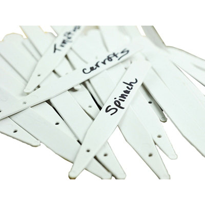 Ambador Plant Labels (Pack Of 100) White (10Cm) from B&Q