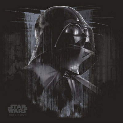 Star Wars: Rogue One Darth Vader Canvas Print Black (40Cm X 40Cm) from B&Q