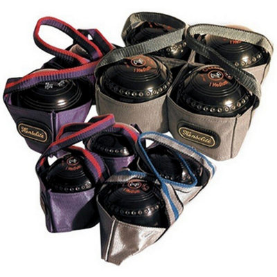 Henselite 2 Bowls Carrier Purple/grey (One Size) from B&Q
