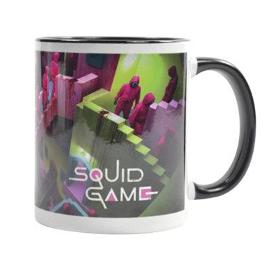 Squid Game Stairs Mug Multicoloured (One Size) from B&Q