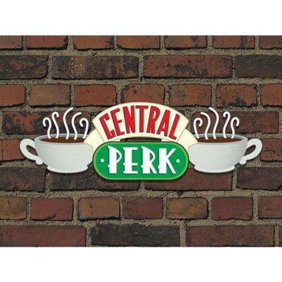 Friends Unisex Dark Brown Central Perk Canvas Print In - Image 4