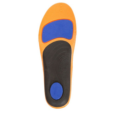 B&Q Tresp Racerun Insoles (11 Uk) Black/Orange