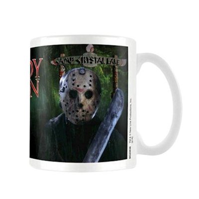 Freddy Vs Jason Stomping Ground Mug White/black/green (One Size) from B&Q