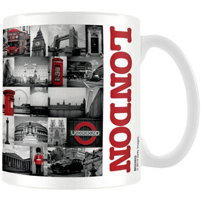  - Pyramid International Collage Mug White/black/red (One Size)